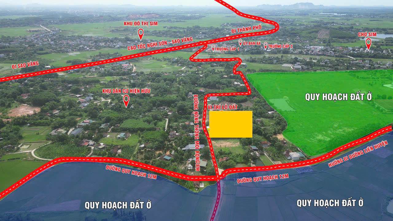 Đất nền liền kề Hợp Tiến, Triệu Sơn 120m² - Đường ô tô tránh nhau, pháp lý rõ ràng!