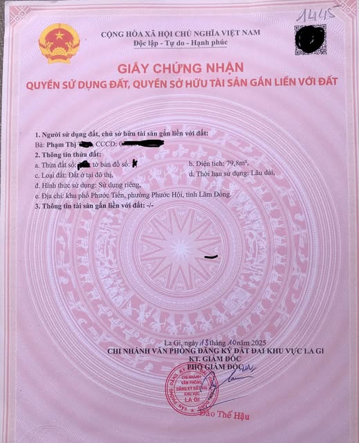 Đất thổ cư mặt tiền đường Thống Nhất, Phước Hội, 140m² - Đầu tư tiềm năng!