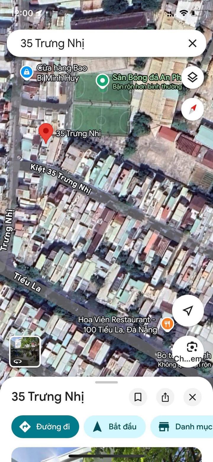 Nhà 2 tầng tại kiệt Trưng Nhị, Hải Châu, Đà Nẵng 85m² - Đầu tư sinh lời ngay!