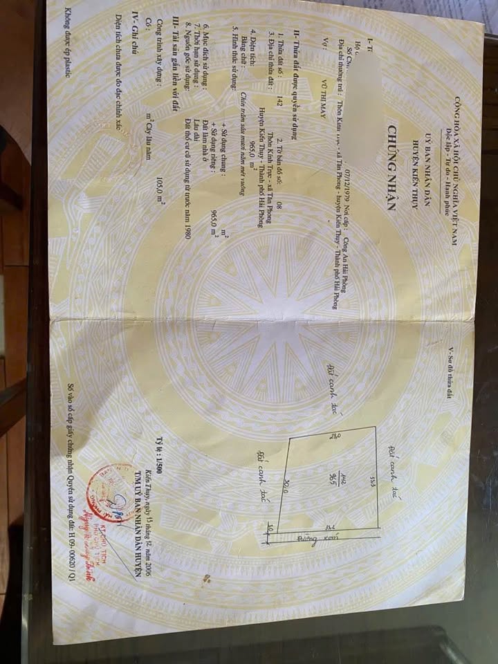 Đất nền Kiến Thụy Hải Phòng 550m² giá 5.5 tỷ - Ô tô đỗ cửa, vị trí đẹp!