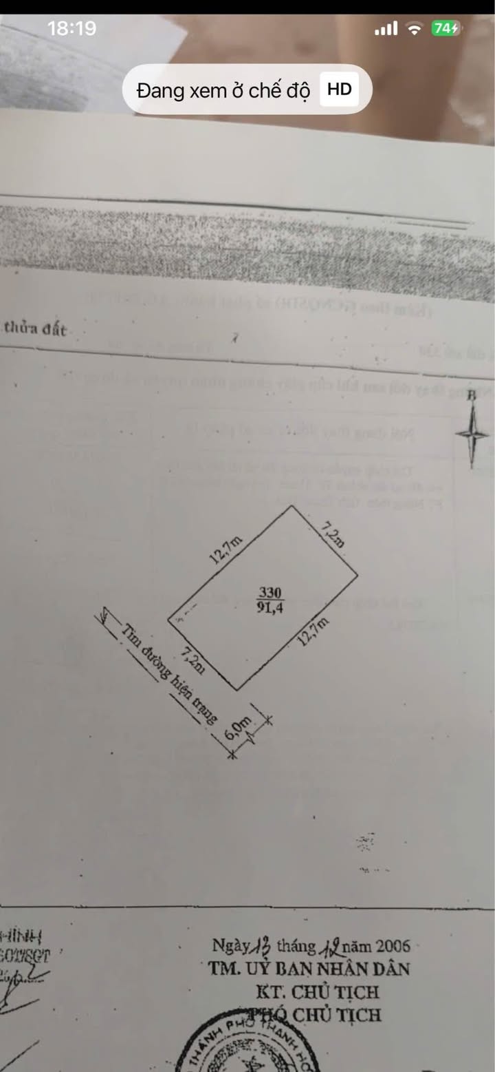 Nhà 2 tầng mặt tiền 7,2m tại phường Trường Thi - Giá 5.5 tỷ, kinh doanh đông khách!