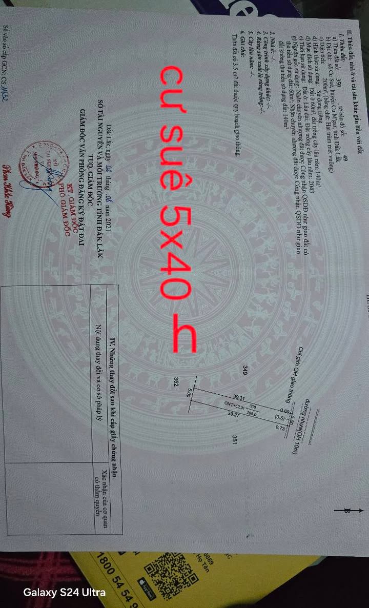 Đất thổ cư Cư M'gar 200m² giá 380 triệu - Cơ hội đầu tư sinh lời!