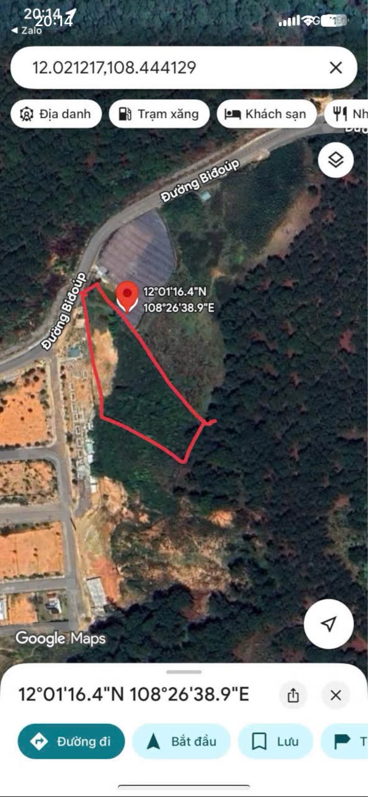 Đất nông nghiệp Lạc Dương 3700m² giá 12.5 tỷ - Mặt tiền khu dân cư Vạn Xuân