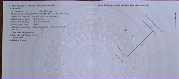 Bán đất nền KDC Đông Quới, Tân Khánh Đông, 100m² - Tiềm năng phát triển lớn!