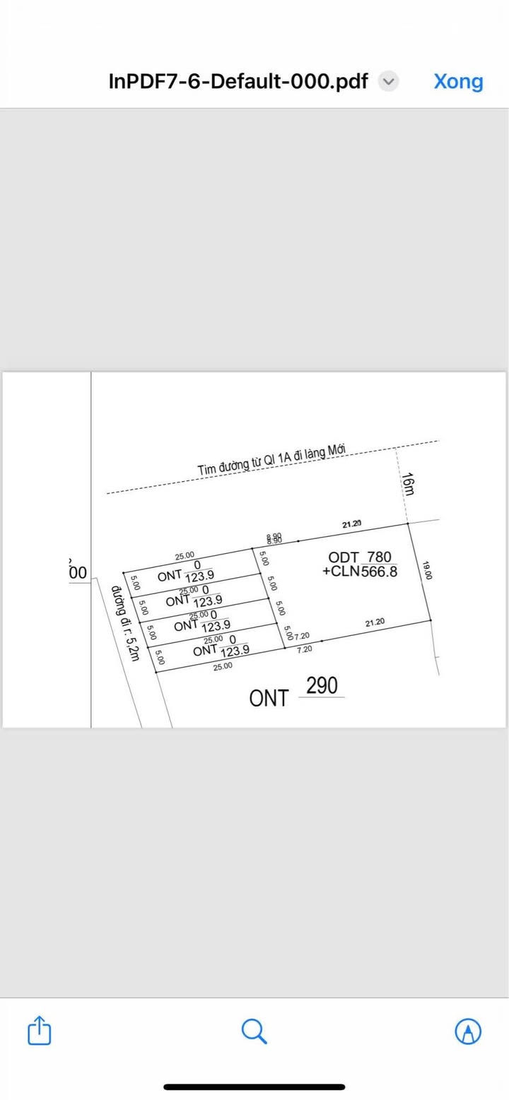Đất nền 2 mặt tiền tại Thị Trấn Tân Phong 500m² - Giá chỉ từ 500 triệu!