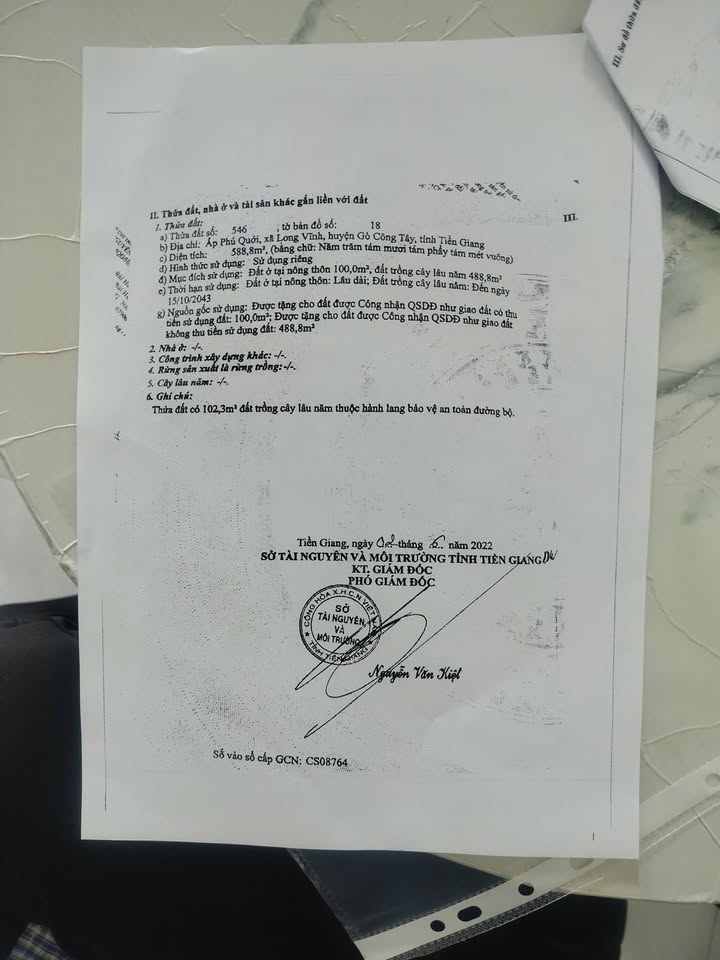 Đất và nhà kho Gò Công Tây 588m² giá 1.6 tỷ - Kinh doanh đa ngành nghề