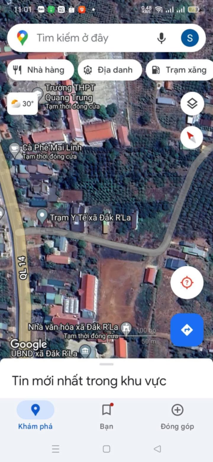 Đất nền Đắk R'La, Đắk Mil 540m² giá 1.1 tỷ - Vị trí đắc địa gần trung tâm!