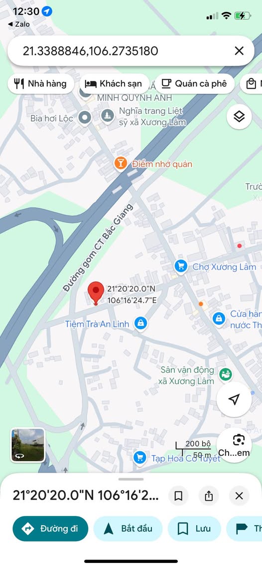 Đất nền Xương Lâm Lạng Giang 100m² giá chỉ 2 tỷ - Đường to thông thoáng gần chợ!