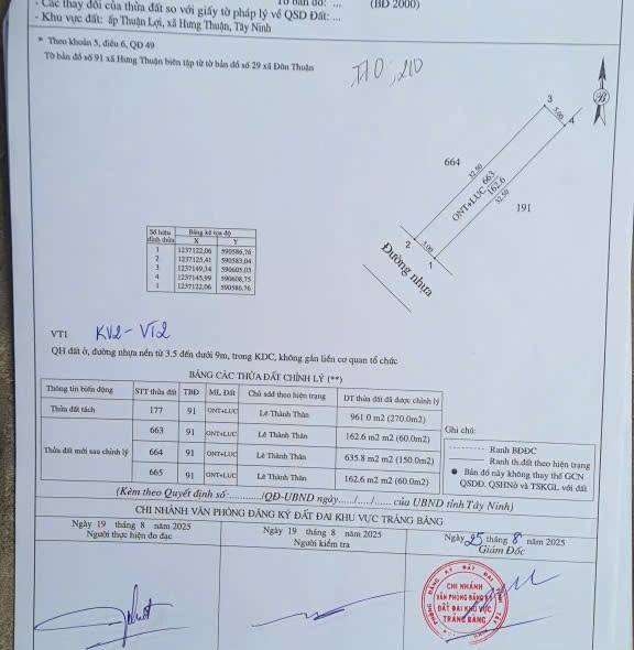 Đất nền KCN Phước Đông 165m² giá 660 triệu - Đường nhựa rộng rãi, khu dân cư đông đúc!