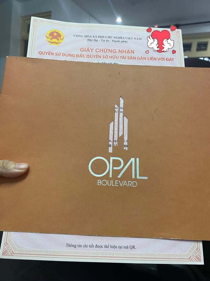 Căn hộ Opal Boulevard Dĩ An 75m² giá 3.59 tỷ - Sổ hồng riêng, tiện công chứng!