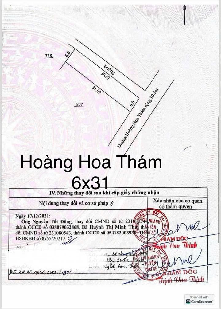 Lô đất Hoàng Hoa Thám Pleiku 186m² giá 1.56 tỷ - Khu vực kinh doanh sầm uất!