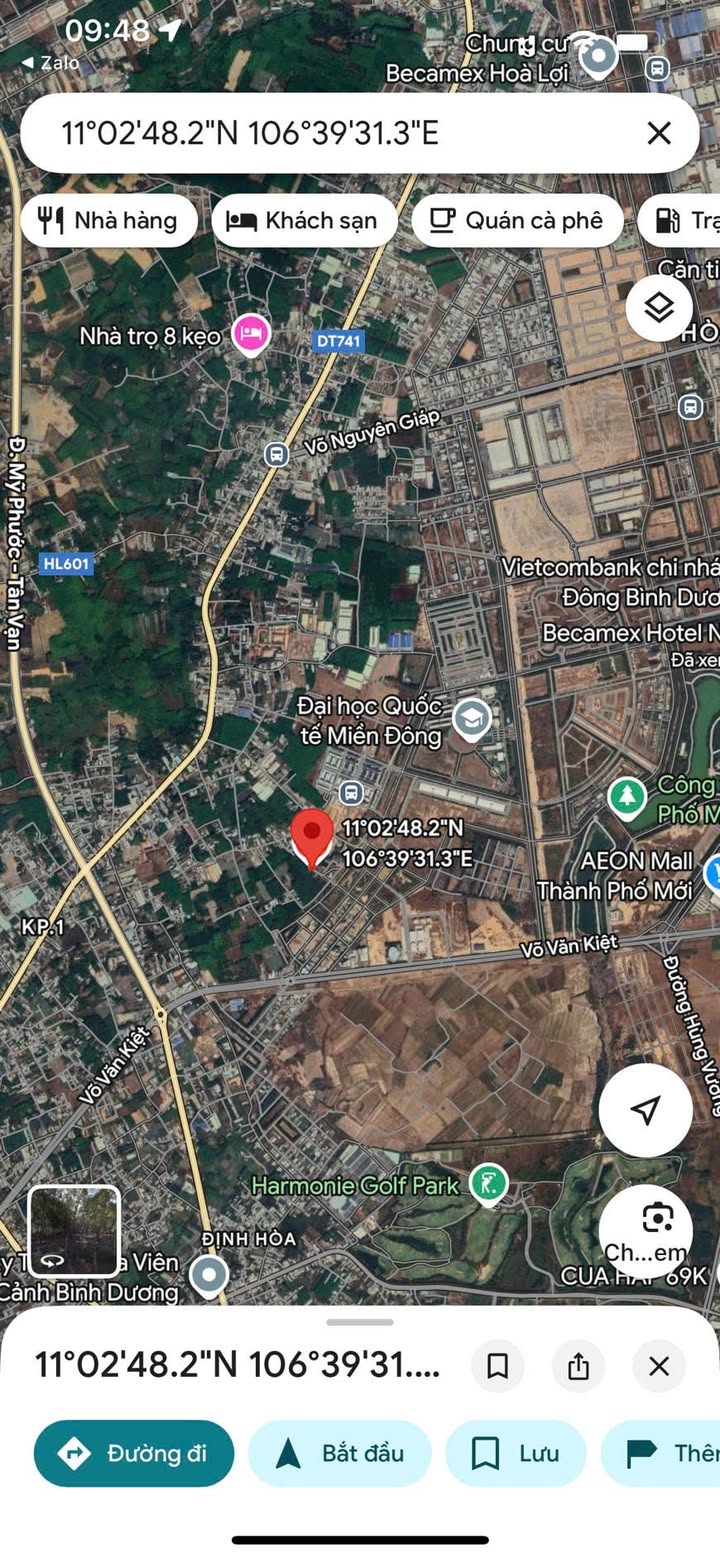 Đất nền Định Hòa Thủ Dầu Một 160m² giá 1.8 tỷ - Cơ hội đầu tư hấp dẫn!