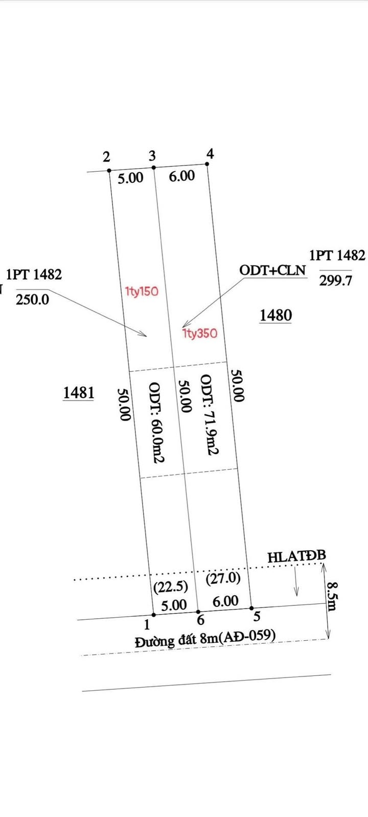 Đất nền mặt tiền đường Kho Lúa An Điền - 60m² chỉ 1.15 tỷ - Cơ hội đầu tư tuyệt vời!