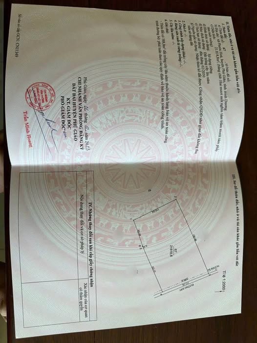 Đất trồng cao su Phước Hòa, Phú Giáo 21,818m² giá 10 tỷ - Cơ hội đầu tư hấp dẫn!