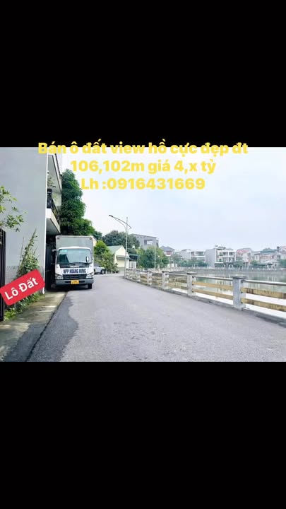 Đất nền phường Thanh Miếu, Việt Trì 100m² giá 4 tỷ - View hồ xanh mát!