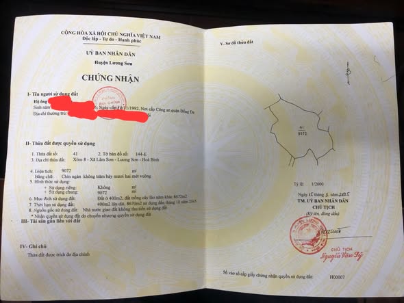 Đất Farm Lâm Sơn, Lương Sơn 12.000m² giá 12 tỷ - View sân golf Phượng Hoàng!