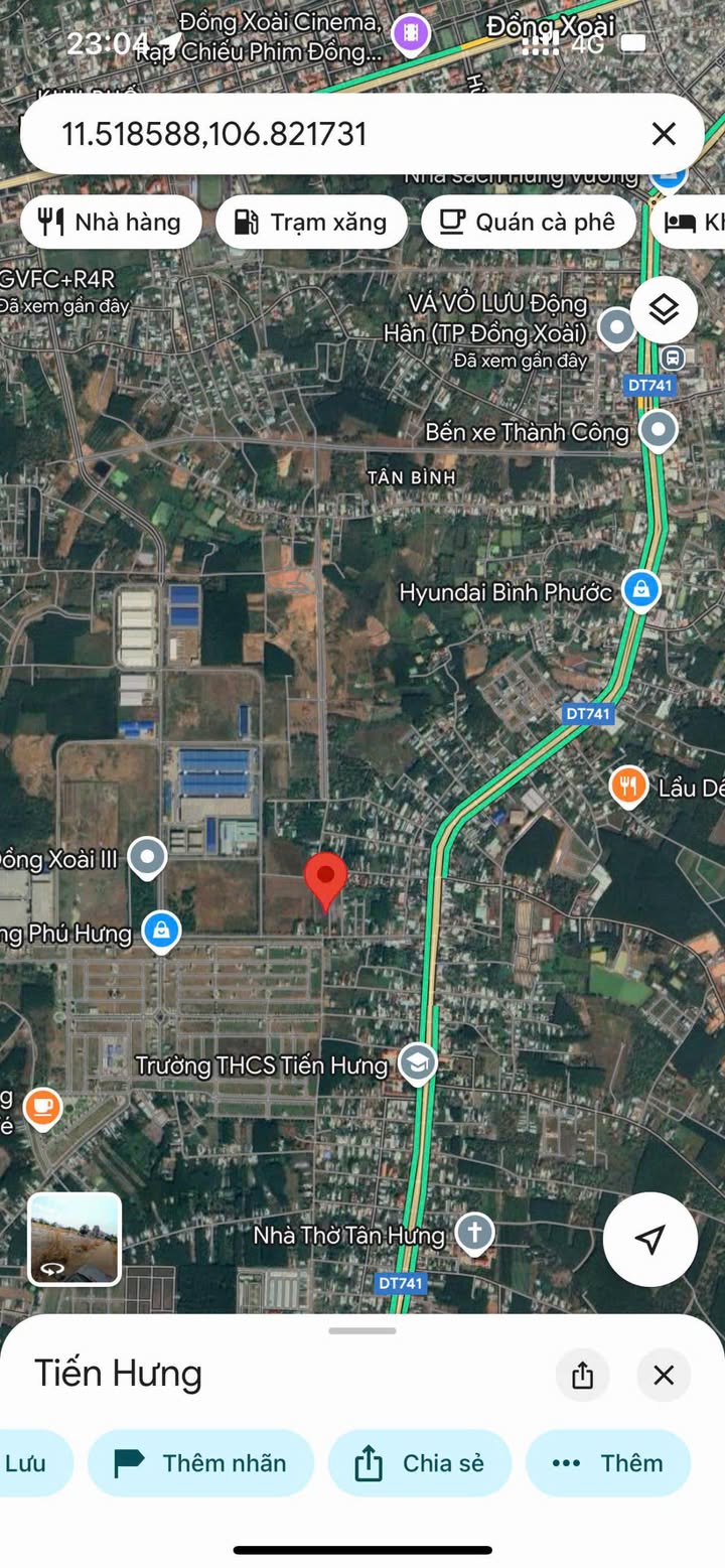 Đất mặt tiền đường Trường Chinh, Tiến Hưng, 312m² giá 1.5 tỷ - Đầu tư lợi nhuận cao!