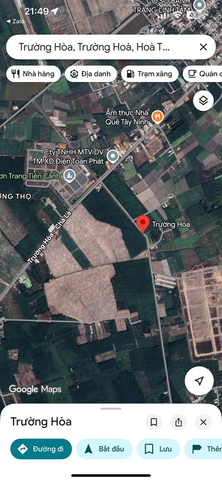 Đất nền 1000m² tại Long Hoa, Tây Ninh - Giá chỉ 368 triệu, cơ hội đầu tư tuyệt vời!