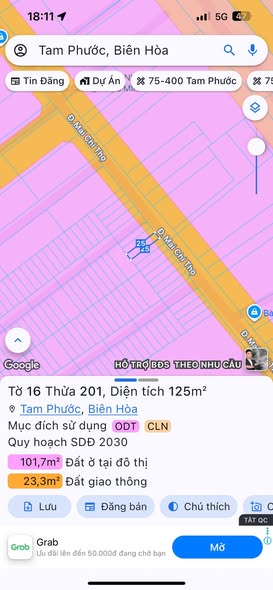 Đất nền Biên Hòa 125m² giá 1 tỷ - Đầu tư sinh lời cao!