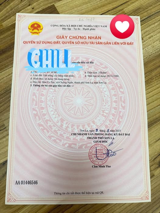 Đất nền đẹp tại Chiềng Ngần, Sơn La 350m² giá 3 tỷ - Pháp lý rõ ràng, sẵn sàng giao dịch!