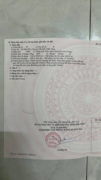 Đất thổ cư Đắk Mil 2000m² - Phù hợp cho kinh doanh, cho thuê