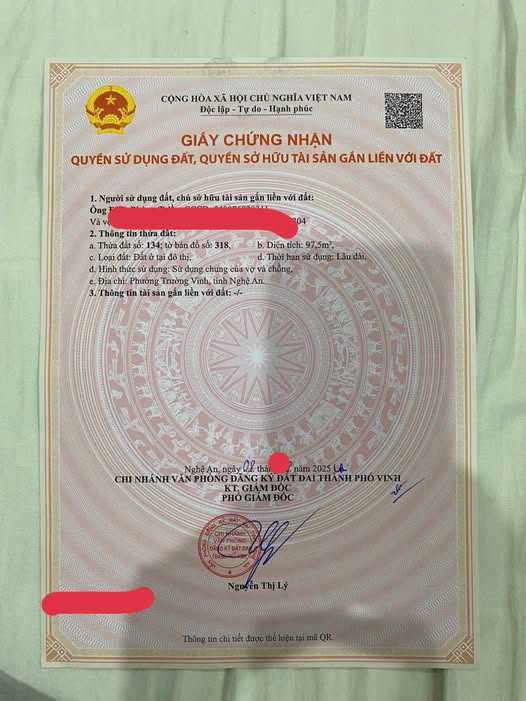 Bán đất mặt đường Ngô Trí Hoà, phường Bến Thủy, 97m² - Đầu tư sinh lời cao!