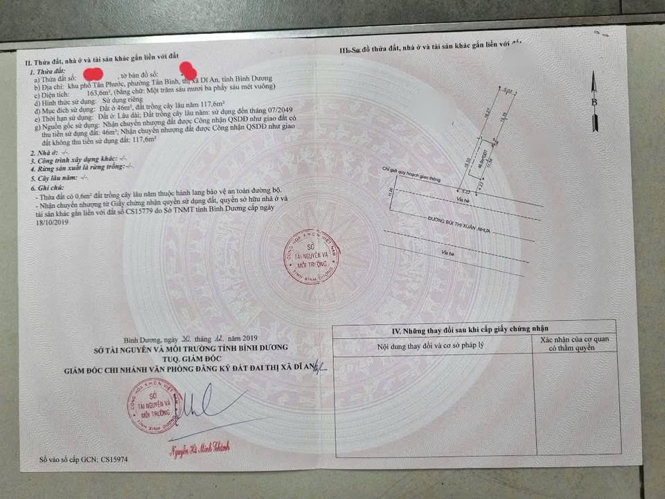 Đất mặt tiền Chợ Bùi Thị Xuân, Dĩ An 170m² giá 6.7 tỷ - Cơ hội đầu tư lý tưởng!