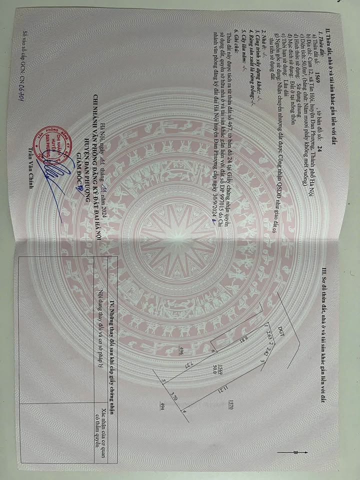 Đất Tân Hội, Đan Phượng 50m² chỉ 5 tỷ - Đầu tư hấp dẫn gần Vin Tân Hội!