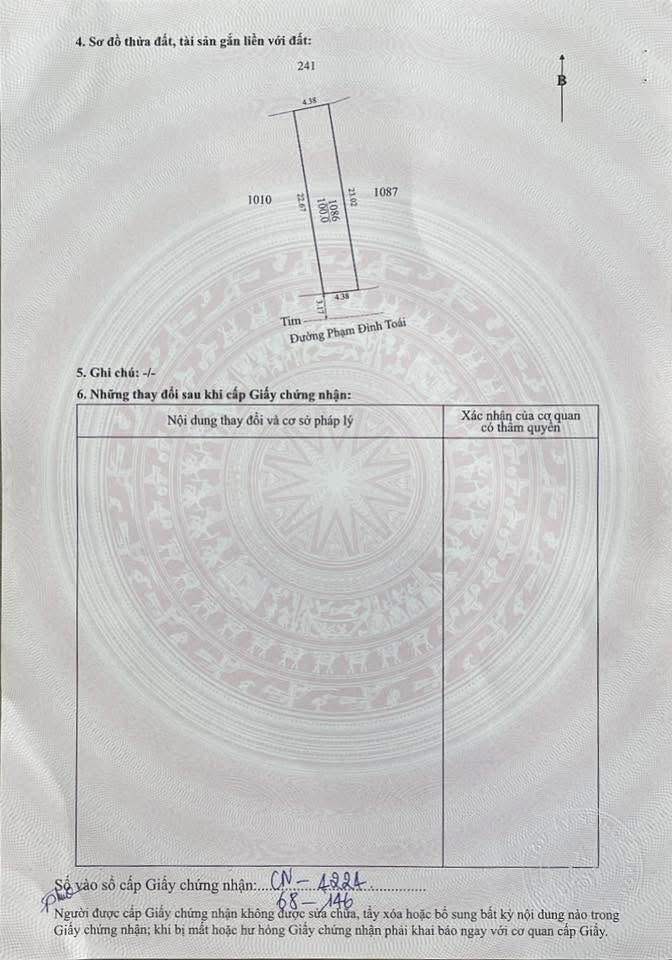 Đất mặt tiền Phạm Đình Toái, Thủy Xuân 100m² giá 1.9 tỷ - Cơ hội đầu tư tuyệt vời!