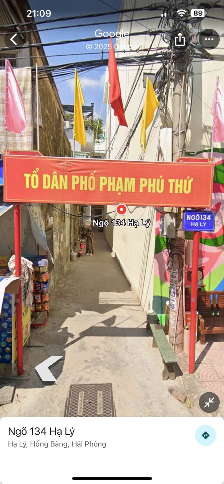 Nhà 2 tầng tại ngõ 2 Hạ Lý, Hải Phòng 25m² giá 1.16 tỷ - Sổ đỏ chính chủ!