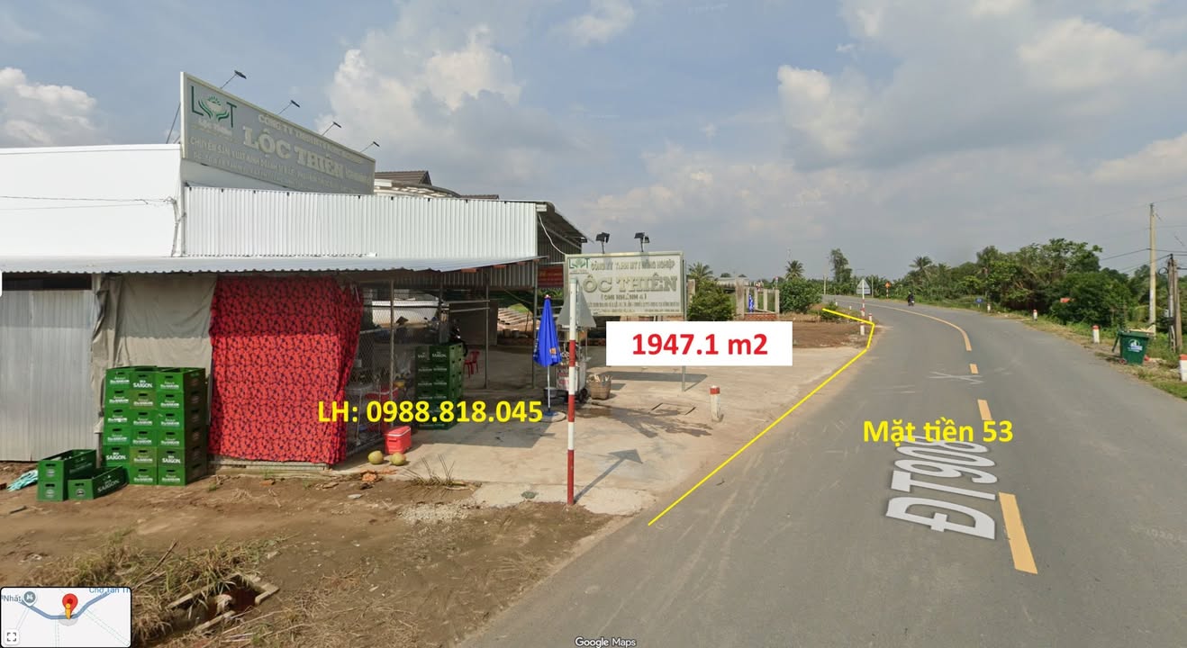Nhà mặt tiền Tỉnh Lộ 908, xã Tân Thành, 1947m² - Mặt tiền kinh doanh lý tưởng!