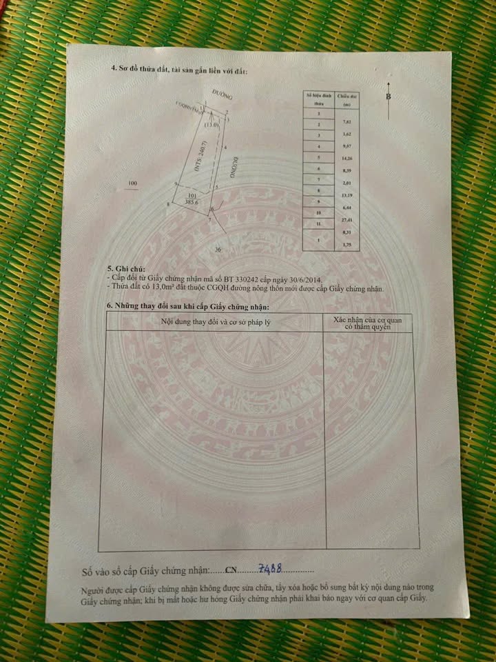 Đất nền Nghĩa Khánh, Nghĩa Đàn 385,6m² - Cơ hội đầu tư hấp dẫn!