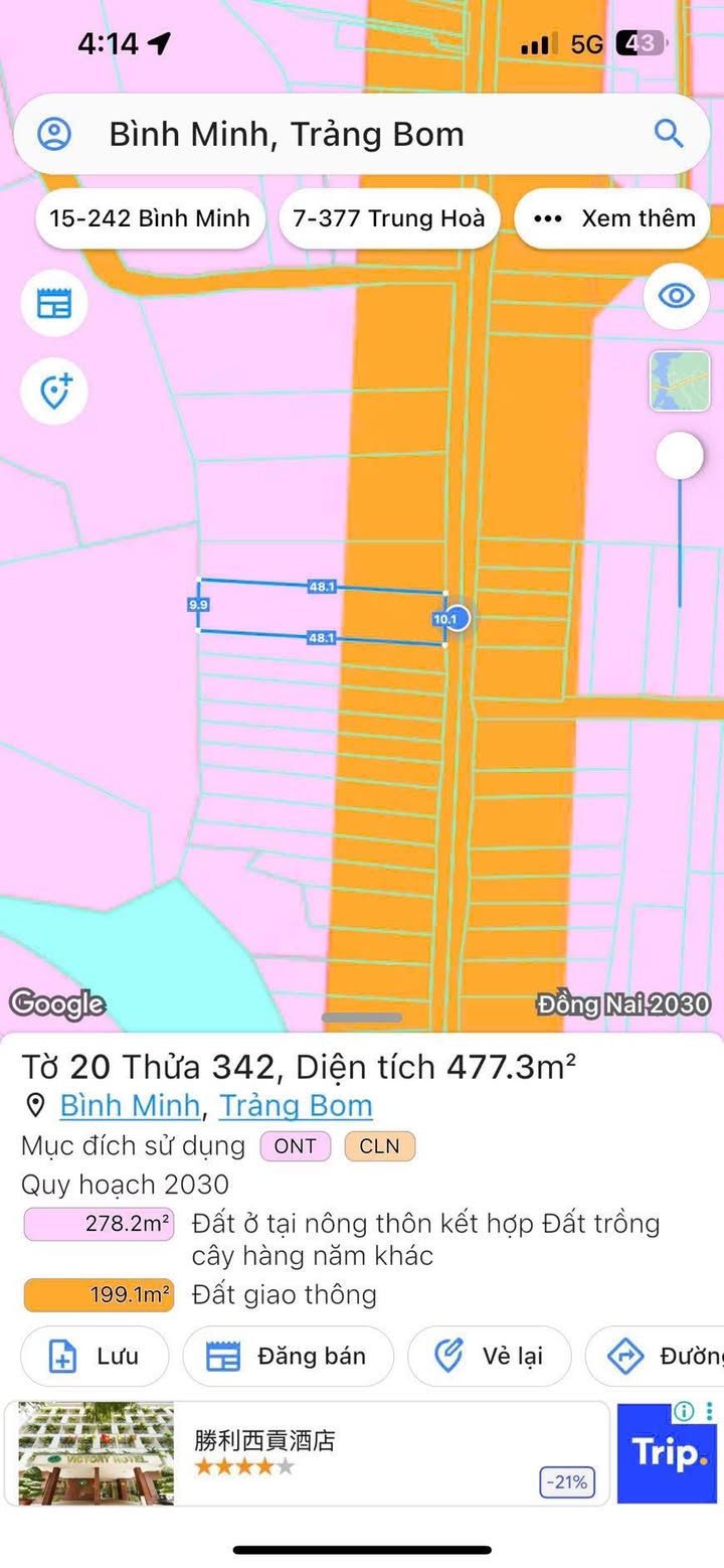 Đất Nền 477m² Tại Đường Bình Minh - Quảng Tiến Giá 3 Tỷ - Tiềm Năng Đầu Tư Cao!