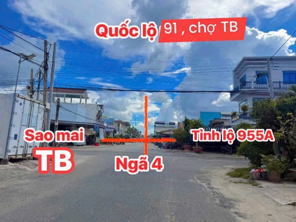 Đất nền Tịnh Biên 95m² giá 1 tỷ - Vị trí trung tâm đắc địa!