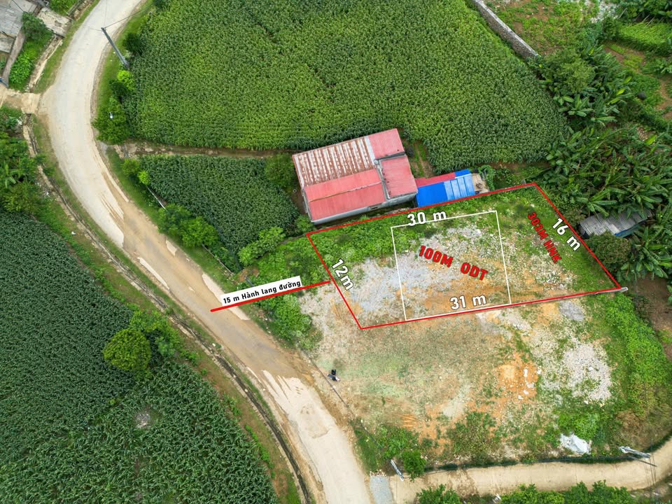 Đất mặt tiền 101, Tiến Phong, Mộc Châu 372m² giá chỉ 2 tỷ - Cơ hội đầu tư tuyệt vời!