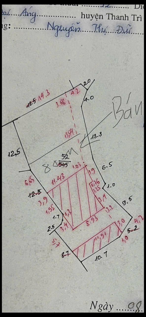 Đất nền Vĩnh Trung, Đại Áng 80m² giá 5.4 tỷ - Cơ hội đầu tư hiếm có!