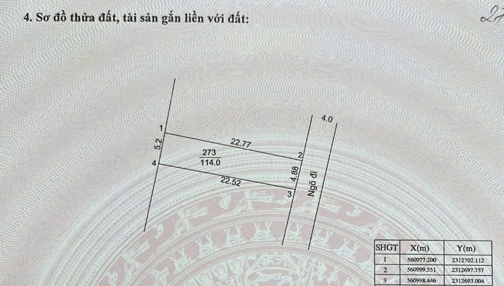 Đất nền phân lô xã Xuân Mai, Chương Mỹ, Hà Nội - Diện tích 115m², giá 27.75 triệu/m²