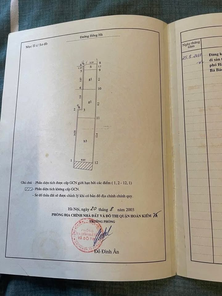 Nhà Hồng Hà Hoàn Kiếm 137m² giá thỏa thuận - Đầu tư sinh lời trong tương lai!