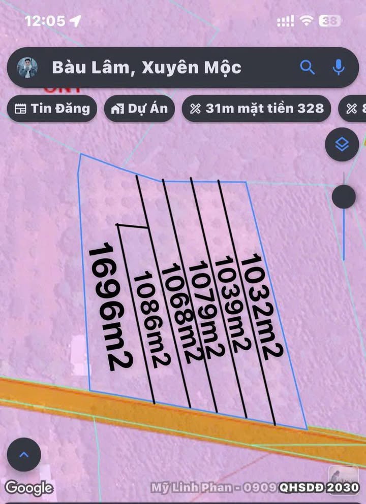 Đất Bàu Lâm 7000m² mặt tiền 88m - Vị trí đẹp, giá thỏa thuận!