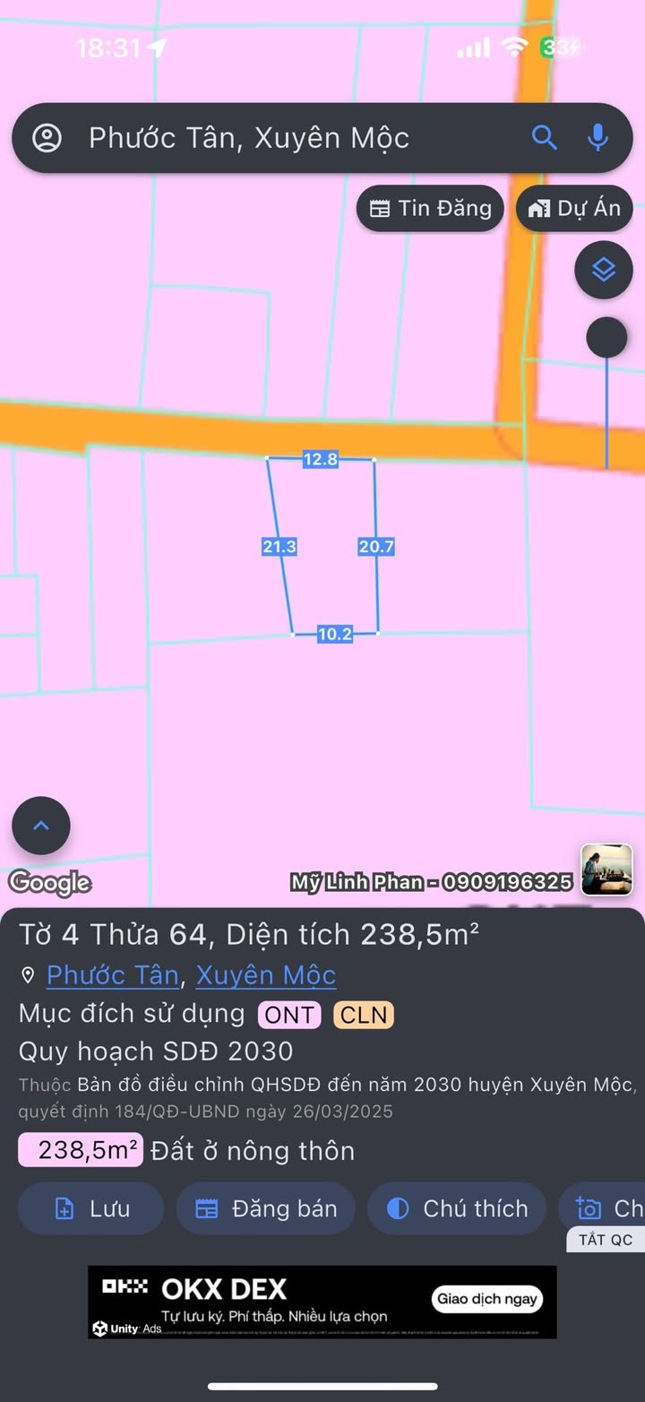 Nhà riêng Phước Tân Xuyên Mộc 210m² giá 1.7 tỷ - Chính chủ bán gấp!