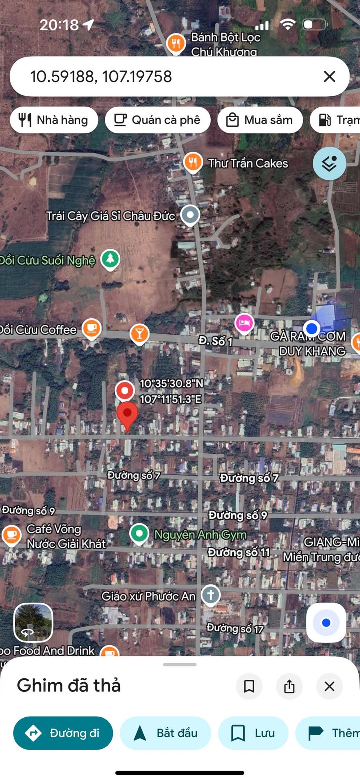 Đất nền Suối Nghệ, Châu Đức 270m² giá 1.55 tỷ - Sổ đỏ chính chủ, đầu tư sinh lời!