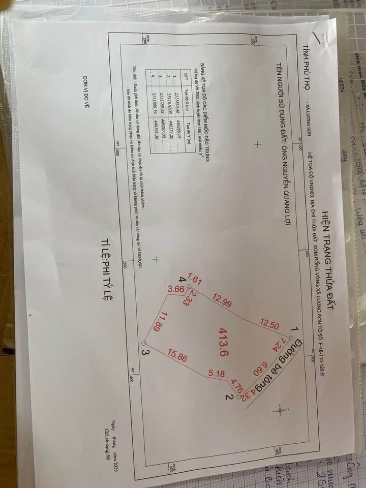 Đất Lâm Sơn Lương Sơn 413m² giá 1 tỷ - Mặt tiền 18m, gần Quốc lộ 6!