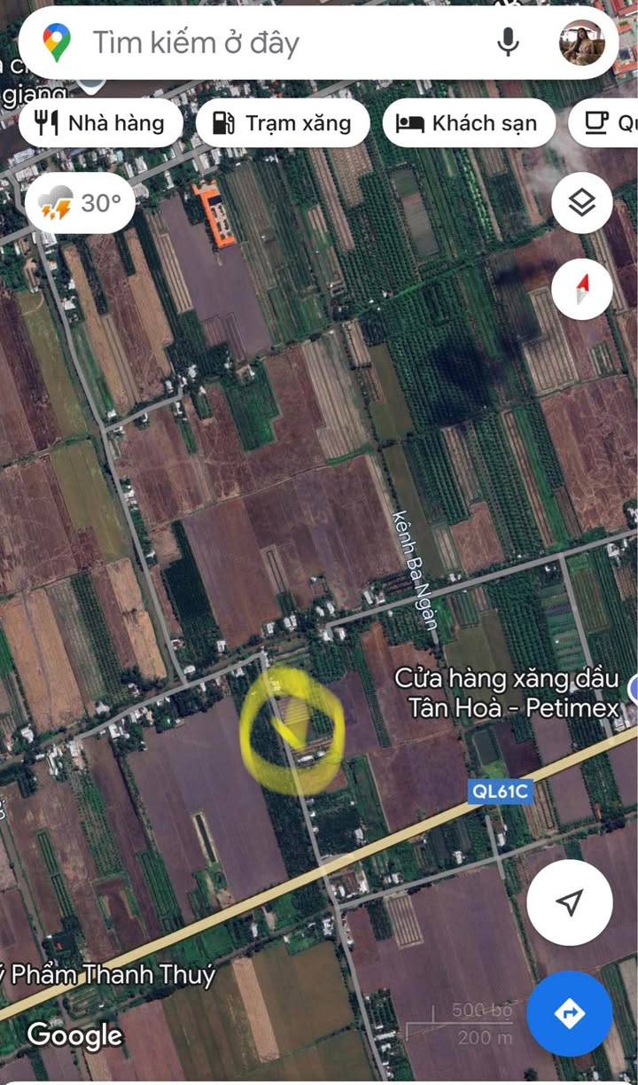 Đất thổ cư 2000m² xã Tân Hòa, Cần Thơ - Giá 1.55 tỷ - Lộ ô tô vào tận nơi!