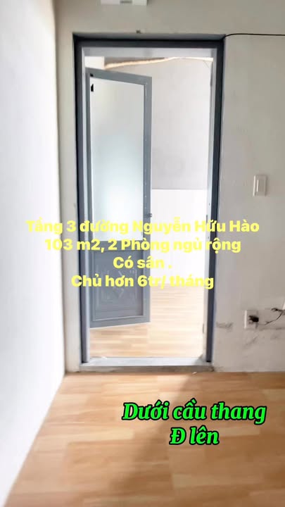 Cho thuê nhà nguyên tầng 3 Nguyễn Hữu Hào 103m² - Không gian rộng rãi, thoáng mát!