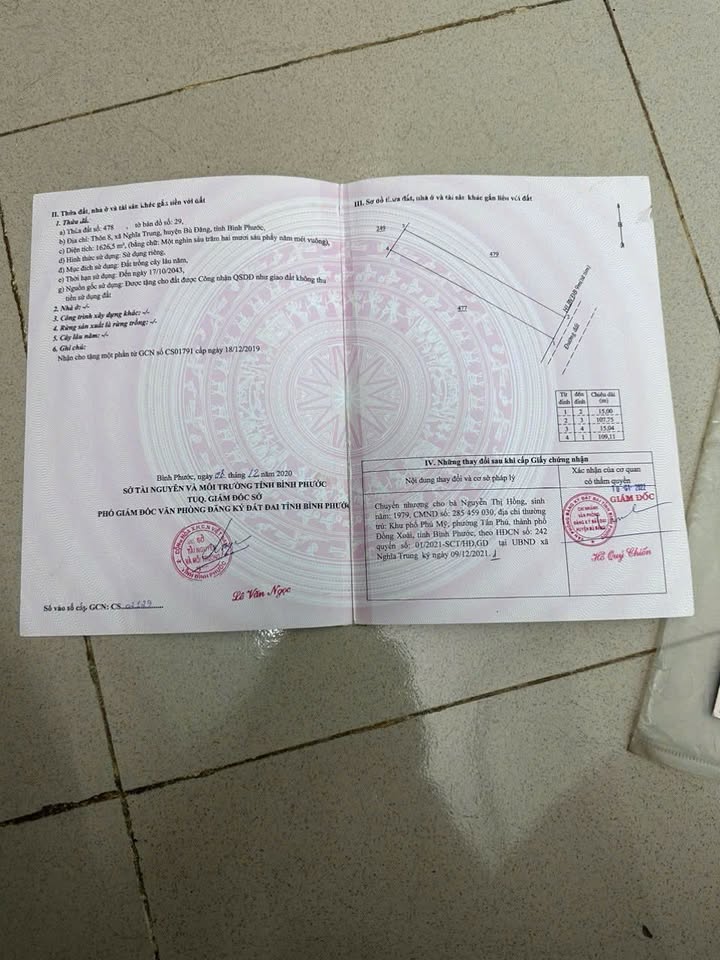 Đất nền 1800m² khu phố 8, xã Nghĩa Trung, chỉ 1.2 tỷ - Cơ hội đầu tư lý tưởng!