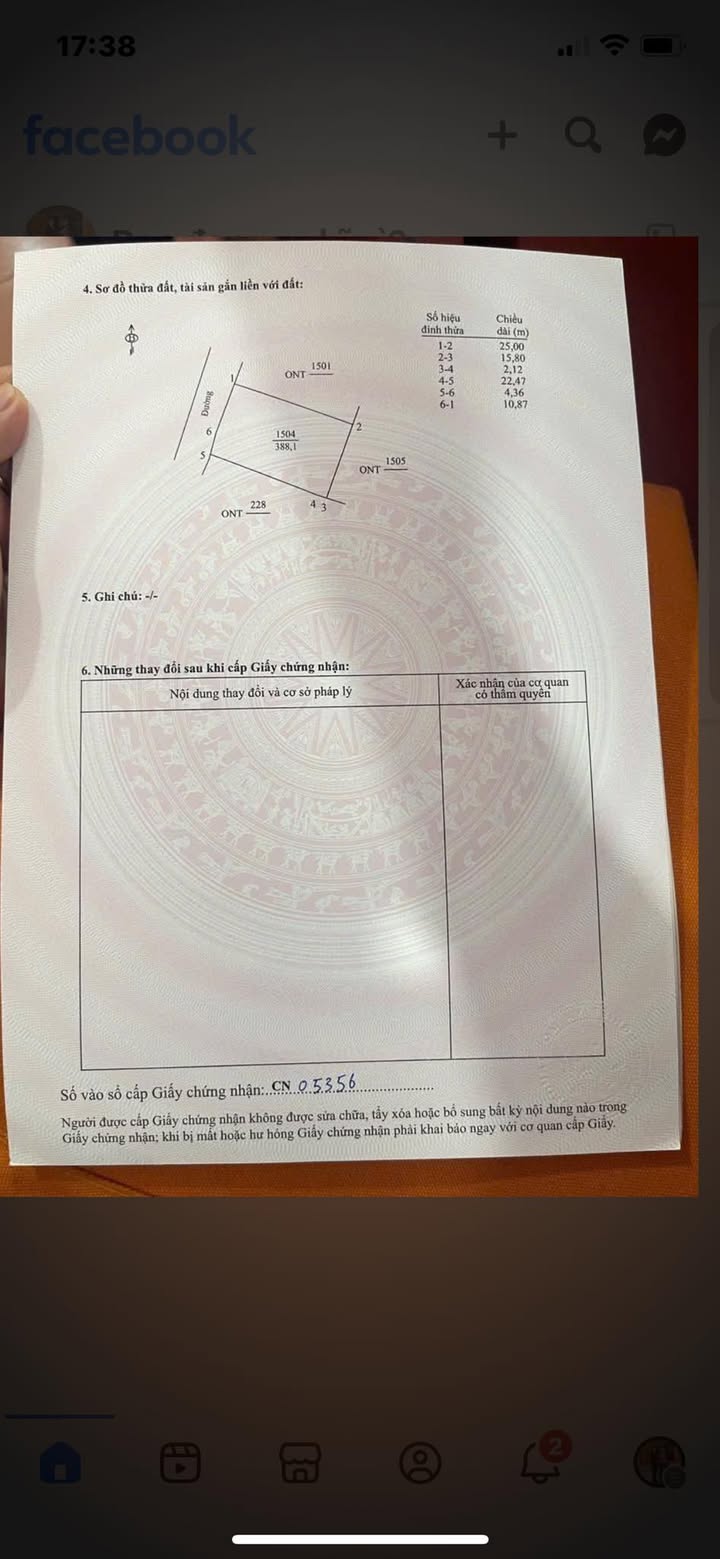 Đất nền khu phố 2, phường Đông Hiếu, 375m² chỉ 750 triệu - Sổ đỏ chính chủ!