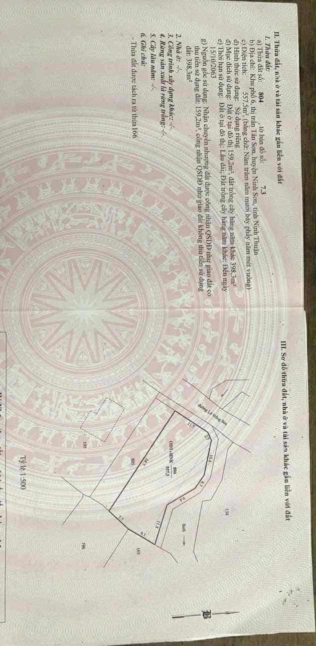 Đất thổ cư 448m² Thôn 6, Ninh Sơn, Khánh Hòa giá chỉ 3.584 tỷ - Cơ hội đầu tư tốt!