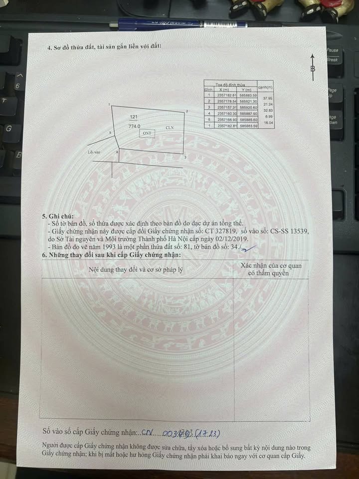 Đất nền Nam Sơn, Sóc Sơn 774m² - Chính chủ cần bán gấp!