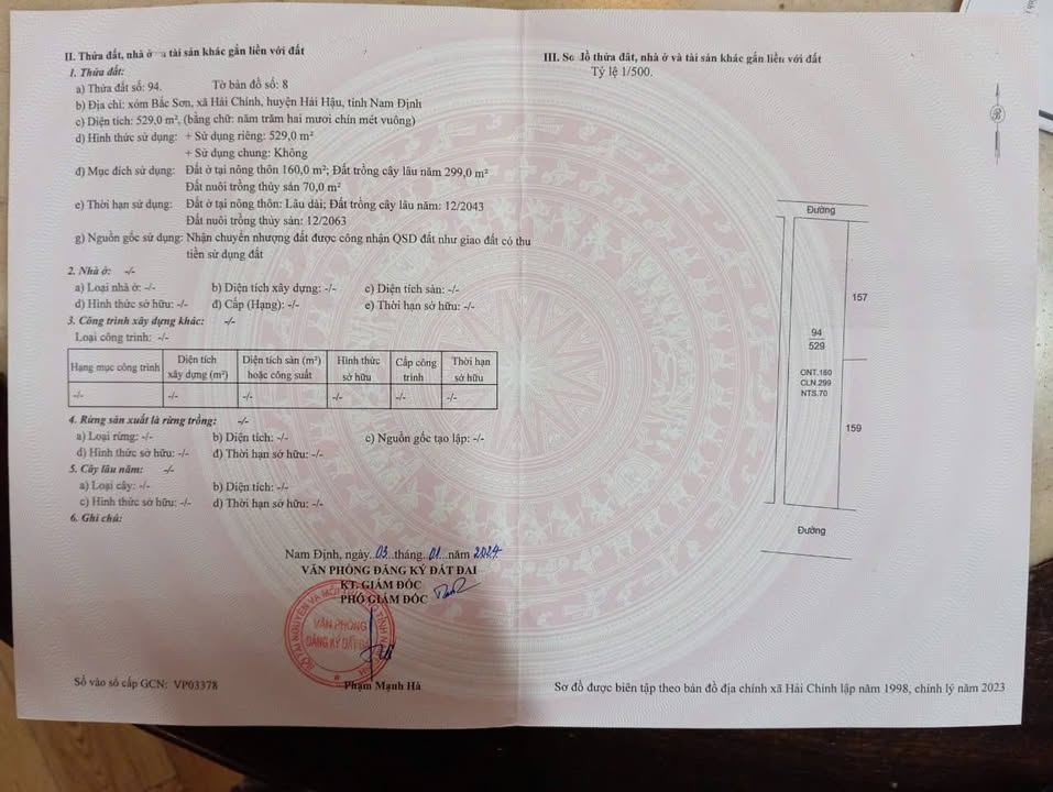 Đất nền Hải Chính 530m² giá 4 tỷ - Sở hữu biệt thự 3 mặt thoáng!