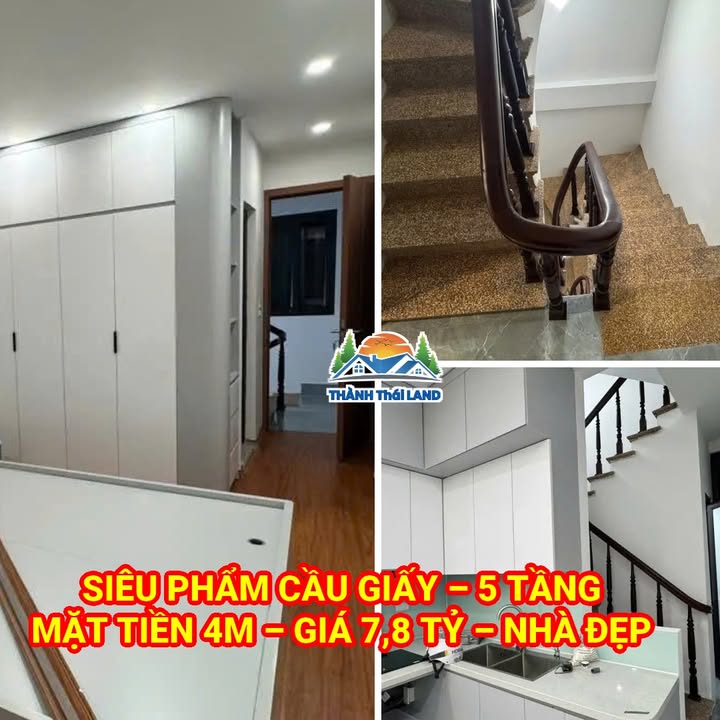 Nhà 5 tầng Cầu Giấy 27m² giá 7,8 tỷ - Thiết kế hiện đại, ở ngay!
